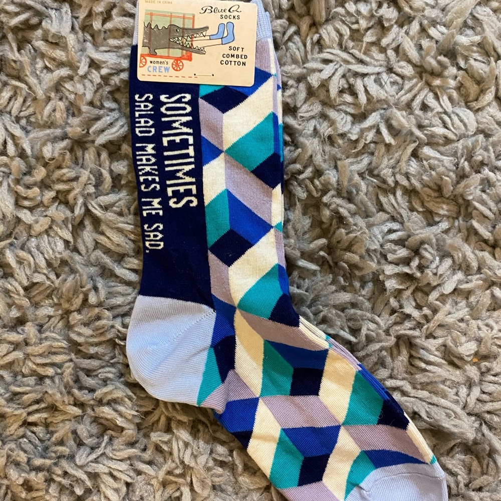 NEW Women’s Patterned Funny Crew Socks